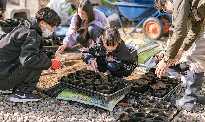 そのままの自然環境を守るランドスケープ