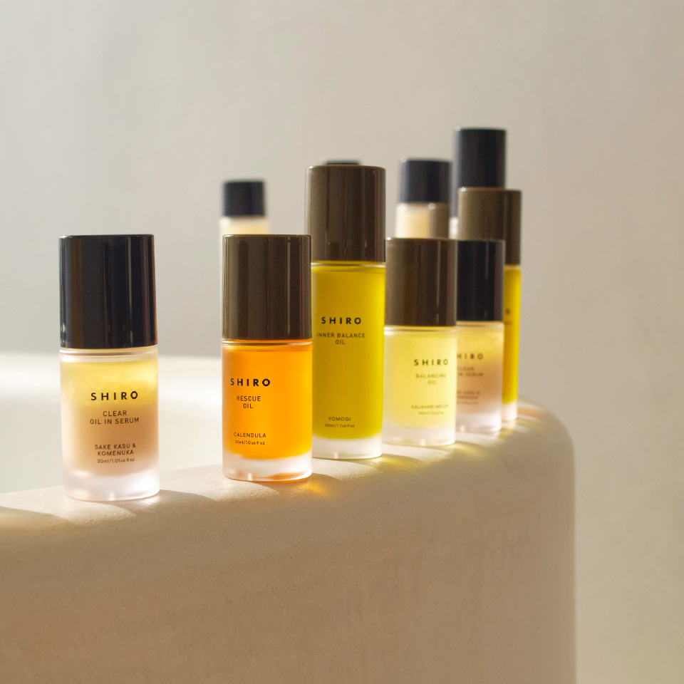 肌悩みに合わせて選ぶSHIROのオイル