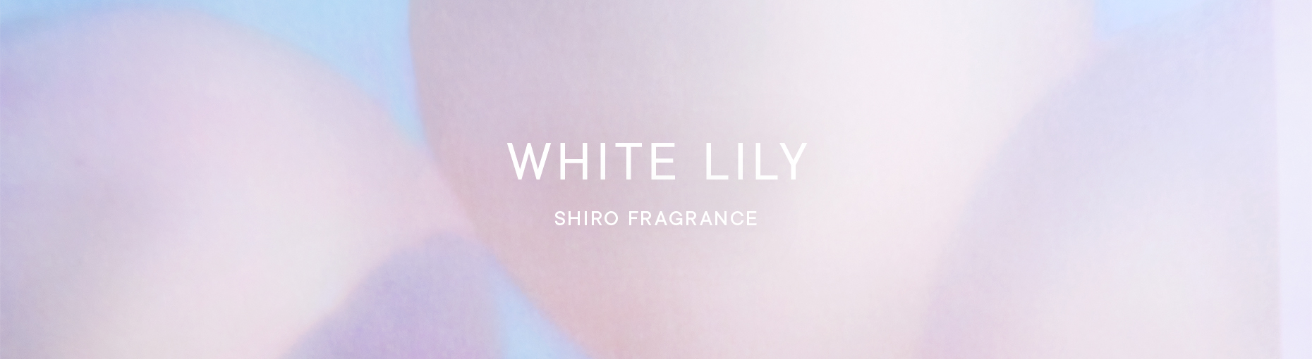 上品なフローラルに包まれる「ホワイトリリー」