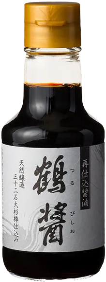 ヤマロク醤油 鶴醤/さいしこみ醤油（天然醸造再仕込み）