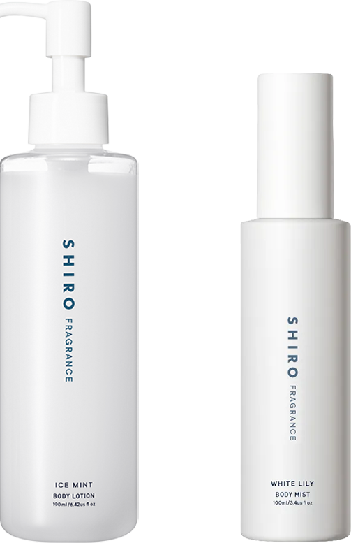 リフレッシュボディケアキット（アイスミント ボディローション＆ホワイトリリー ボディミスト）
